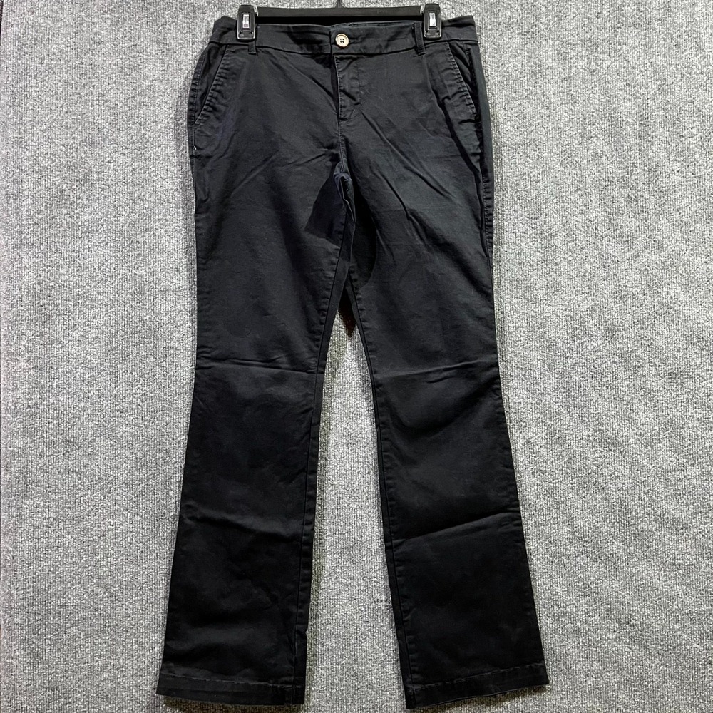 Old Navy Bootcut Jeans Womens 6 Black Cotton Stretch Everyday Wear Modern Travel